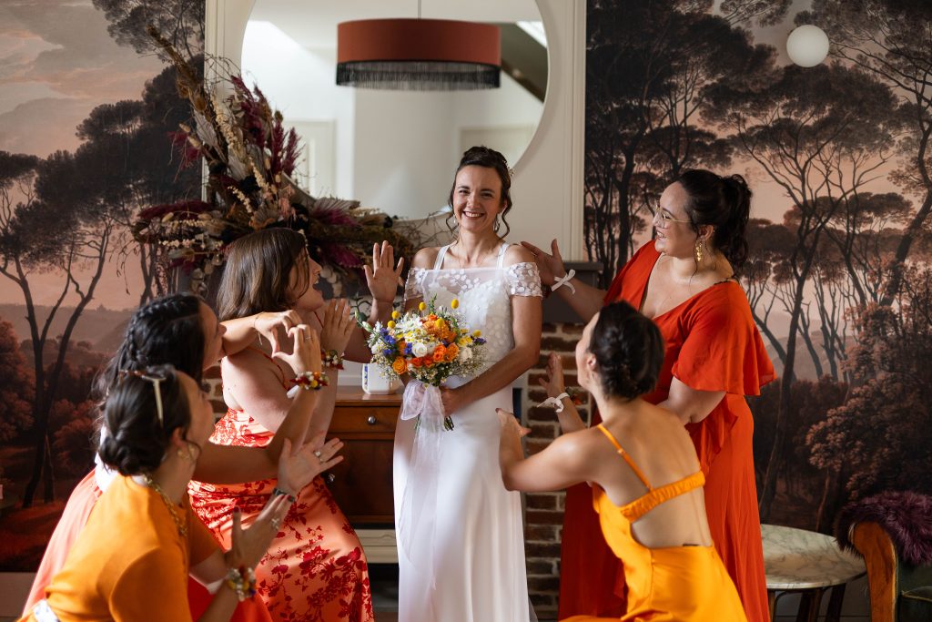 Préparatifs de mariage au Haras du Reuzel dans le 35